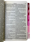 Bíblia Leão Deus Pai Letra Gigante Capa Dura Com Harpa E Abas Adesivas Já Coladas Feminina Arc