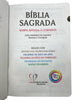 Bíblia Sagrada Letra Hipergigante PPM Capa Dura Círculo Floral Rosa Feminina Com Índice e Elástico Harpa ARC