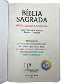 Bíblia Sagrada Letra Hipergigante PPM Capa Dura Jardim Secreto Feminina Com Elástico Harpa ARC