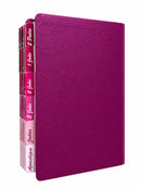 Bíblia Cor Pink PPM Letra Gigante com Abas Já Coladas Feminina Capa Semi Flexível Com Harpa  Arc