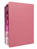 Bíblia Cor Rosa PPM Com Abas Feminina Letra Gigante Capa Semi Flexível Com Harpa  Arc
