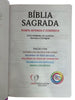 Bíblia Cristã Escolhida por Deus Com Elástico Roxo E Medalhão Capa Dura Letra Gigante Com Harpa ARC