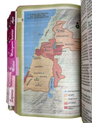 Bíblia Cristã Escolhida por Deus Com Elástico Roxo E Medalhão Capa Dura Letra Gigante Com Harpa ARC