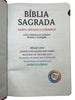Bíblia Feminina Pink Letra Gigante Capa Semi Flexível Com Harpa e Índice Colorida Arc