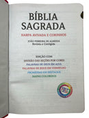 Kit 3 Bíblias Feminina PPM Pink Sagrada Letra Gigante Semi Flexível  Harpa ARC Feminina