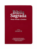 Kit 3 Bíblias Feminina PPM Pink Sagrada Letra Gigante Semi Flexível  Harpa ARC Feminina