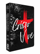 Bíblia Leão Cristo Vive Letra Gigante Capa Flexível Com Harpa e Índice Masculina Arc