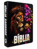 Bíblia Sagrada Capa Semiflexível Letra Gigante Promessas ARC e Índice Salmos 91 Fem e Masc