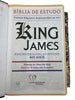 Bíblia de Estudo Tradicional Letra Hipergigante Capa Dura Com Abas Adesivas Feminina e Masculina King James