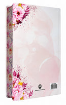 Bíblia Leão Flores Rosa Letra Gigante Capa Dura Com Harpa Feminina Arc