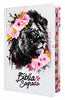 Bíblia Leão Flores Rosa Letra Gigante Capa Dura Com Harpa E Índice Feminina Arc