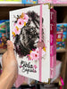 Bíblia Capa Dura Com Elástico Rosa E Medalhão Letra Gigante Com Harpa - Leão Rosa Abas Já Coladas