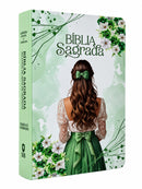 Bíblia Cristã Feminina Sou Amada Letra Gigante Capa Semi Flexivel Com Índice Lateral - Arc