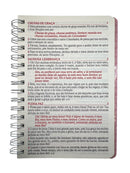 Livro Hinário Hinos da Harpa & Corinhos Feminina Letra Hipergigante Capa Espiral Capa Dura Floral Rosa