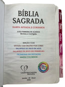 Bíblia Feminina Letra Gigante Capa Semiflexivel Com Abas Adesivas Feminina - O Senhor Te Sustenta