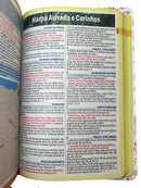 Bíblia Deus é bom Letra Gigante Capa Semi Flexivel Com Abas Lateral - Arc