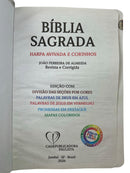 Bíblia o Senhor Te Sustenta Letra Gigante Indice Capa Semi Flexivel - Arc