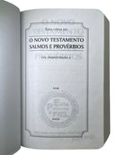 Mini Bíblia de Bolso O Novo Testamento – Salmos e Provérbios - Almeida Corrigida Fiel