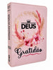 Bíblia Deus Gratidão Letra Gigante Capa Flexível Com Harpa e Índice Feminina Arc