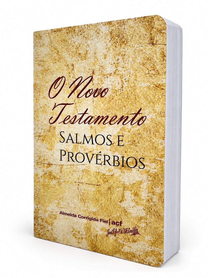 Mini Bíblia de Bolso O Novo Testamento – Salmos e Provérbios - Almeida Corrigida Fiel
