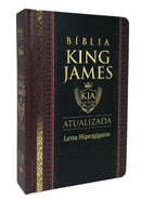 Bíblia de Estudo Tradicional Letra Hipergigante Capa Dura Com Índice Feminina e Masculina King James