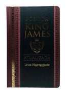 Bíblia de Estudo Tradicional Letra Hipergigante Capa Dura Com Índice Feminina e Masculina King James