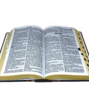 Bíblia de Estudo Tradicional Letra Hipergigante Capa Dura Com Índice Feminina e Masculina King James