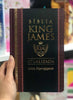 Bíblia de Estudo Tradicional Letra Hipergigante Capa Dura Com Índice Feminina e Masculina King James