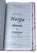 Kit Bíblia Feminina Leão Seja Forte e Corajosa Branca  Com Índice + Devocional Lettering 3 Minutos de Sabedoria Para Mulheres