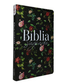 Bíblia Sagrada Evangélica Linguagem NVT Capa Pop Flexível Flores Do Campo Letra Normal Com Fitilho