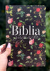 Bíblia Sagrada Evangélica Linguagem NVT Capa Pop Flexível Flores Do Campo Letra Normal Com Fitilho