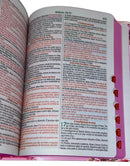 Kit Bíblia Feminina Filha Do Rei Com Índice + Devocional Lettering 3 Minutos De Sabedoria Para Mulheres