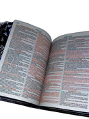 Bíblia Sagrada Evangélica Leão Jesus Letra Gigante Capa Dura Com Harpa E Abas Coladas Masculina Arc