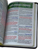 Bíblia Cor Marrom Letra Hipergigante Capa Flexível Com Harpa e Índice Colorida Arc