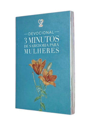 Livro Devocional  Tudo Posso 3 Minutos De Sabedoria Para Mulheres Capa Brochura