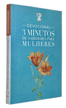 Livro Devocional  Tudo Posso 3 Minutos De Sabedoria Para Mulheres Capa Brochura