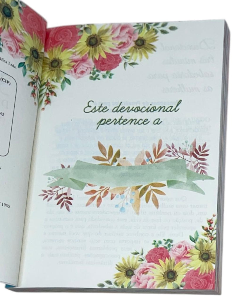 Livro Devocional  Tudo Posso 3 Minutos De Sabedoria Para Mulheres Capa Brochura