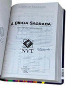 Bíblia Sagrada NVT Lion Colors Capa Pop Flexível Letra Normal Feminina & Masculina