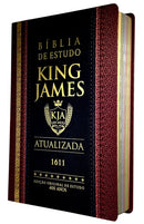 Bíblia de Estudo Tradicional Letra Hipergigante Capa Dura Feminina e Masculina King James