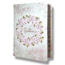 Kit 2 Bíblias Cristãs Casal Circulo Floral e Levantado Capa Dura Letra Hipergigante ARC Índice Feminina & Masculina