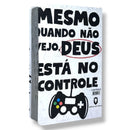 Bíblia Sagrada Capa Semiflexível Letra Gigante Promessas ARC e Índice Deus no Controle Fem e Masc