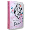Bíblia Sagrada Capa Semiflexível Letra Gigante Promessas ARC e Índice João 1-4 Feminina Rosa