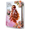 Kit 2 Bíblias Femininas Sagradas Capa Dura Letra Gigante e Hipergigante Harpa ARC Flor Rosa e Filha do Rei