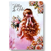 Kit 2 Bíblias Femininas Sagradas Capa Dura Letra Gigante e Hipergigante Harpa ARC Circulo Floral e Filha do Rei