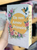 Bíblia Sagrada Capa Semiflexível Letra Gigante Promessas ARC e Índice Ele Nos Amou Feminina
