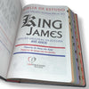 Bíblia de Estudo Tradicional Letra Hipergigante Capa Dura Com Índice Feminina e Masculina King James