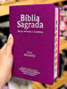 Kit 3 Bíblias Feminina PPM Pink Sagrada Letra Gigante Semi Flexível  Harpa ARC Feminina
