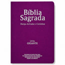 Kit 3 Bíblias Feminina PPM Pink Sagrada Letra Gigante Semi Flexível  Harpa ARC Feminina