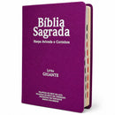 Kit 3 Bíblias Feminina PPM Pink Sagrada Letra Gigante Semi Flexível  Harpa ARC Feminina
