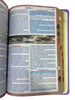 Kit 02 Bíblias Lilás Evangélicas Letra Gigante Capa Semiflexível ARC Com Harpa e Índice Feminina